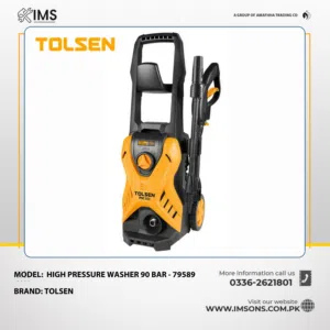 Tolsen High Pressure Washer 90 Bar - 1700W - 79589