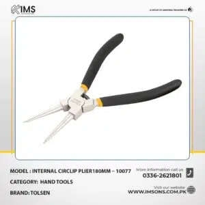 INTERNAL CIRCLIP PLIER180MM - 10077