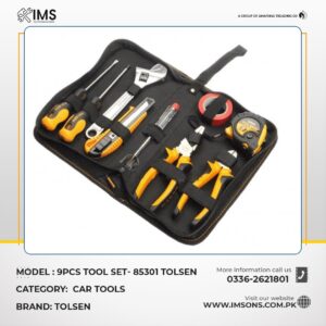 Tolsen 85301 Tools Set for DIY Tools and Hand Tools with Screw Driver measuring Tape cutter pliers