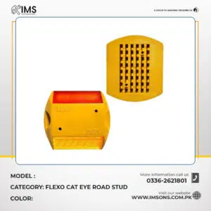 Flexo Cat Eye Road Studs – Single & Double Reflector for Highways & Parking in Pakistan