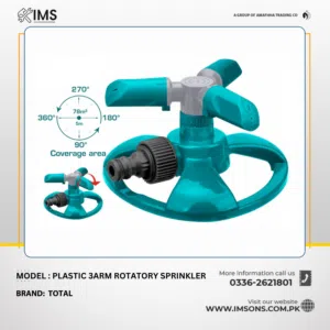 Plastic 3Arm Rotatory Sprinkler THPS23602 | Company:Total -1