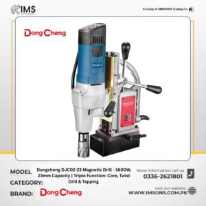 Dongcheng DJC02-23 Magnetic Drill Kit with Accessories in Case