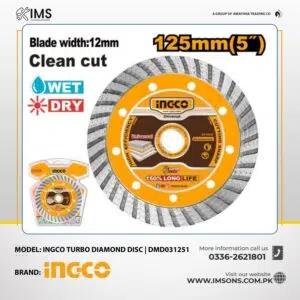Ingco Turbo Diamond Disc DMD031251