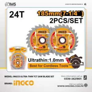 Ingco Ultra-thin TCT Saw Blade Set TSB1853