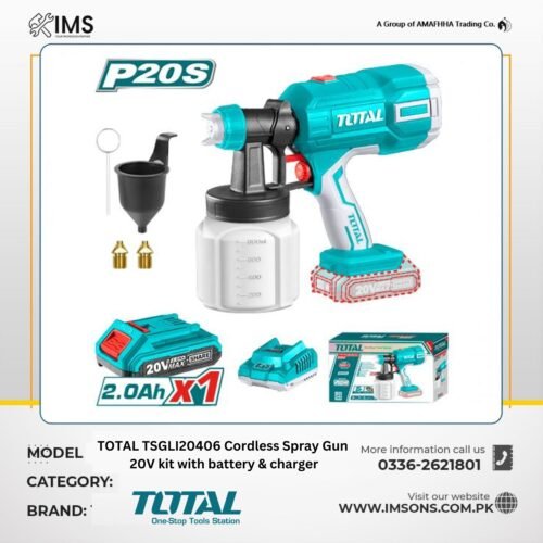 TOTAL TSGLI20406 Cordless Spray Gun