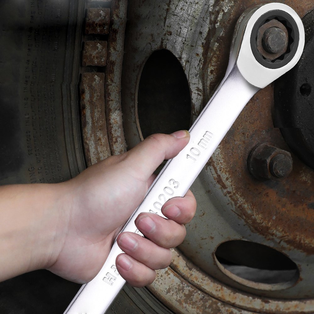 Harden Ratcheting Combination Spanner Set Harden Ratcheting Combination Spanner Set