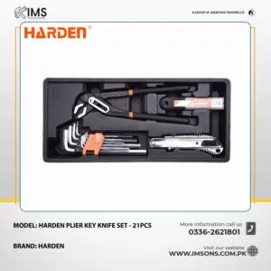 Harden Plier Key Knife Set - 21Pcs 520647