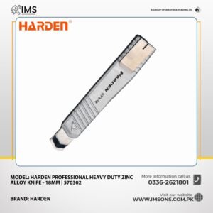 Harden Professional Heavy Duty Zinc Alloy Knife - 18mm 570302