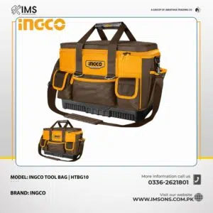 Ingco Basket Tools Bag Storage Box Organizer with 25 Pockets - 16 HTBG10