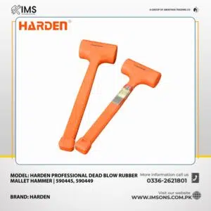Harden Professional Dead Blow Rubber Mallet Hammer 590445, 590449