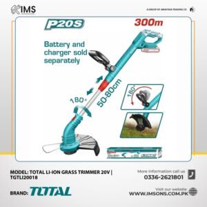 TOTAL Li-ion Grass Trimmer 20V TGTLI20018
