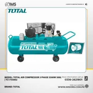 Total Air compressor 3 Phase 5500W 500L TC1755002
