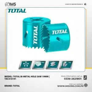 Total Bi-metal Hole Saw 19mm TAC410191