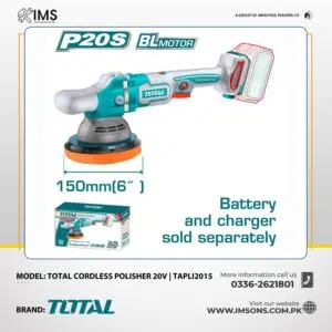 Total Cordless Polisher 20V TAPLI2015