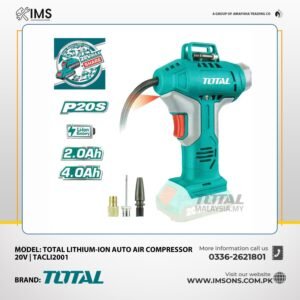 Total Lithium-Ion Auto Air Compressor 20V TACLI2001