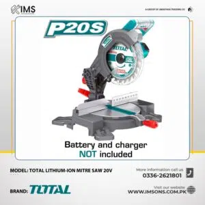 Total Lithium-Ion Mitre saw 20V TMS2001
