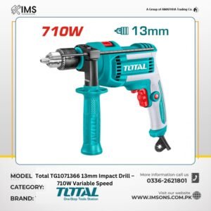 TOTAL TG1071366 710W 13mm Corded Impact Drill