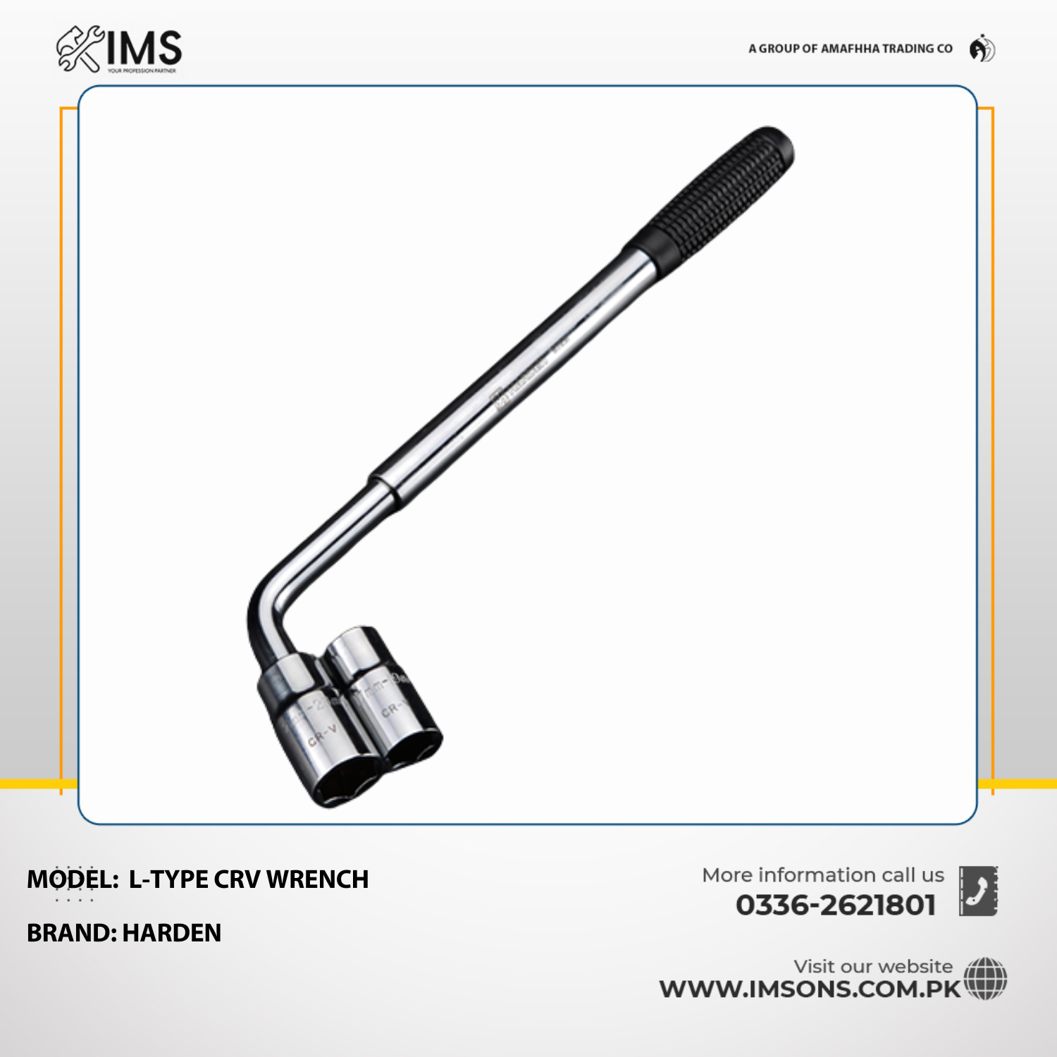 Harden L-type Crv Wrench - 670231 - 1