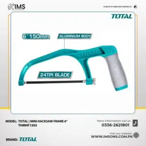 Total | Mini hacksaw frame 6" THMHF1503