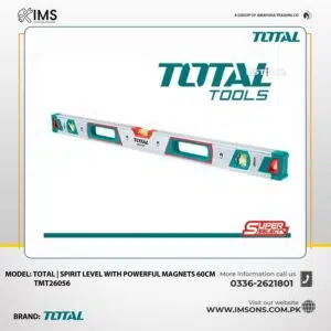 Total | Spirit level with powerful magnets 60cm TMT26056
