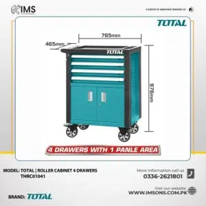 Total | Roller cabinet 4 Drawers THRC01041