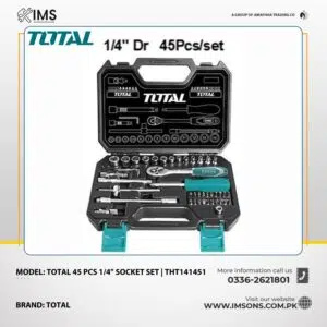 Total 45 Pcs 14 Socket Set THT141451