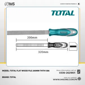 Total Flat wood file 200mm THT91586