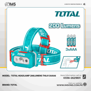 Total Headlamp 200Lumens THL013AAA6