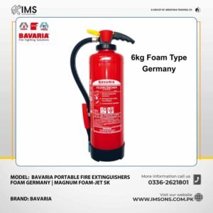 BAVARIA Portable Fire Extinguishers Foam Germany 6 Kg | MAGNUM FOAM-JET SK