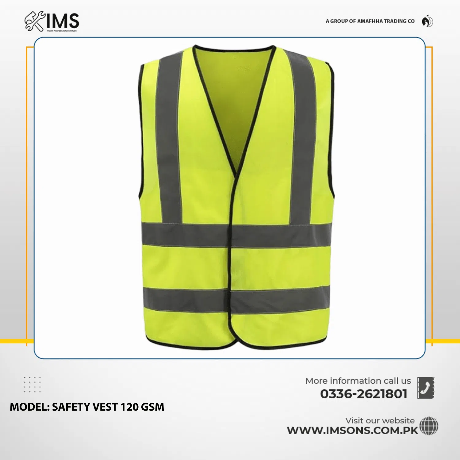 Safety Vest 120 GSM.