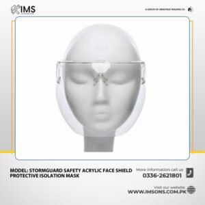Stormguard Safety Acrylic Face Shield Protective Isolation Mask