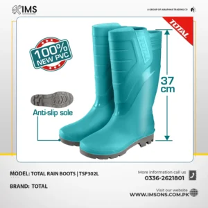 Total TSP302L 100% Waterproof Rain Boots / Gumboots