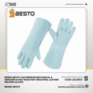 Besto 1020 Premium Mechanical & Abrasion & Heat Resistant Industrial Leather Welding Gloves