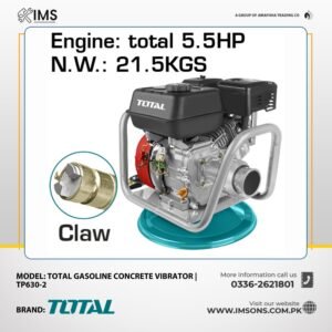 Total TP630-2 Gasoline Concrete Vibrator with 5.5HP Engine