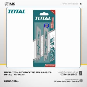 Total Reciprocating Saw Blade for Metal 150 mm × 19 mm, 0.9 mm - TAC52922EF