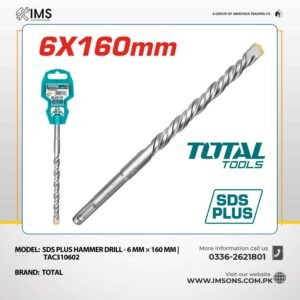 Total SDS Plus Hammer Drill - 6 mm × 160 mm | TAC310602 -2