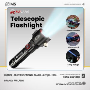 RUILANG RL-2210 Multifunctional Emergency Flashlight with 12000mAh Power Bank