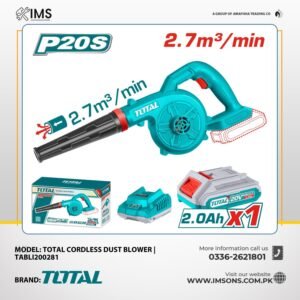 TOTAL TABLI200281 20V Cordless Blower with Battery