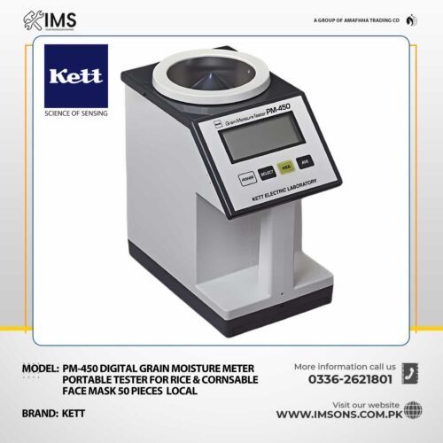 Kett PM-450 Digital Grain Moisture Meter | Portable Tester for Rice & Corn - 1