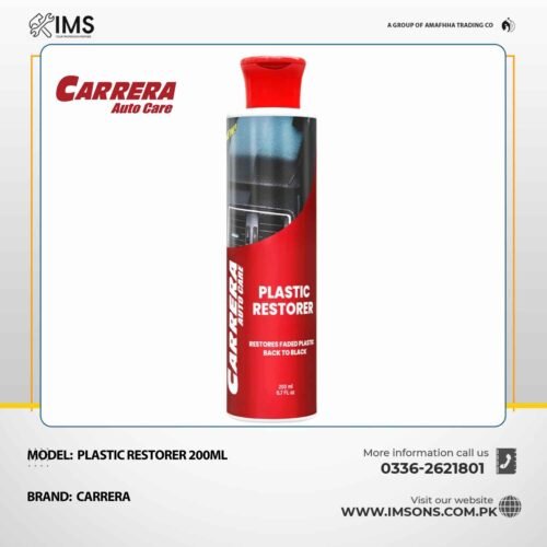 Carrera Plastic Restorer 200ml | Restores Faded Trim, Bumpers & Interior Panels