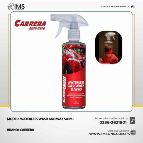 Carrera Waterless Wash & Wax 500ml | Clean, Shine & Protect Without Water