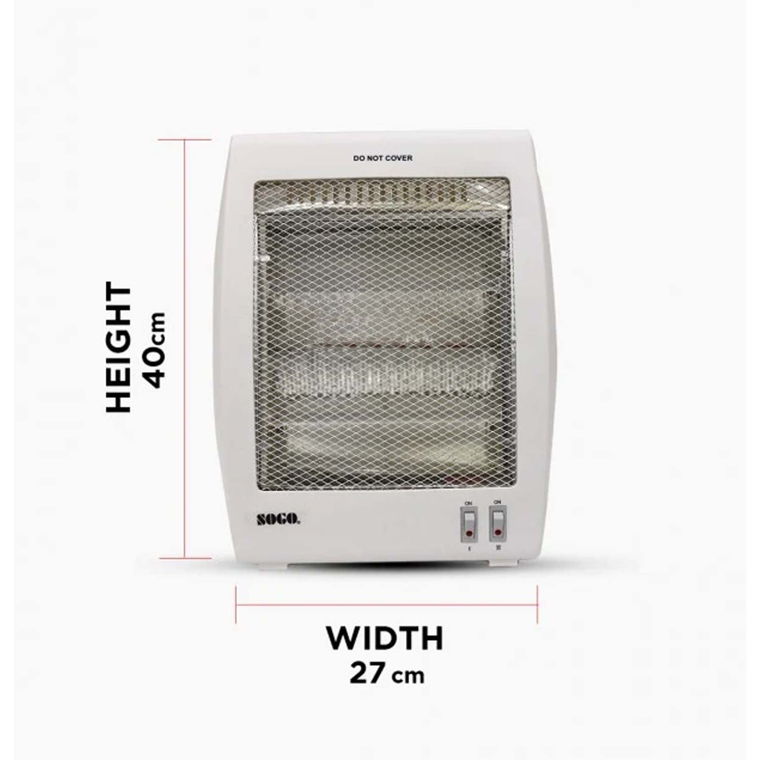 Sogo Quartz Heater JPN-95 | Efficient Electric Room Heater with Dual Heating Rods Sogo Quartz Heater JPN-95 | Efficient Electric Room Heater with Dual Heating Rods