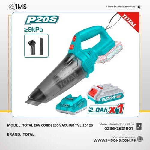 Total 20V Lithium-Ion Cordless Vacuum Cleaner | TVLI20126