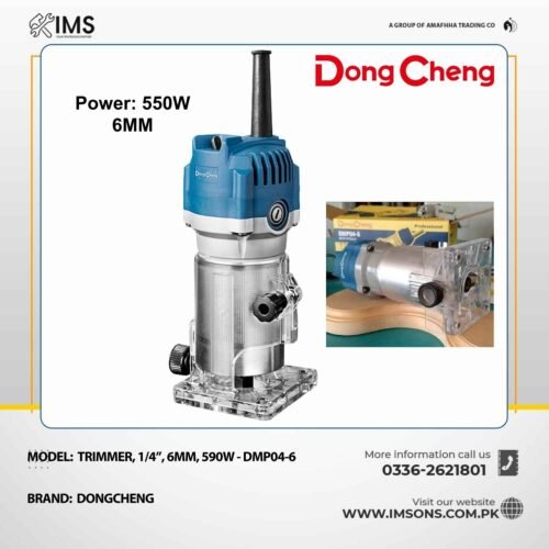 "Dongcheng Electric Router Trimmer 550W - DMP04-6 | 30,000 RPM"