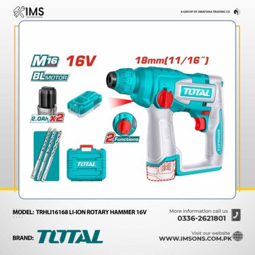 Total TRHLI16168 16V Cordless Rotary Hammer Drill