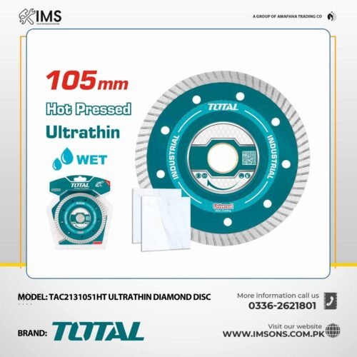 "Total TAC2131051HT Ultrathin Diamond Cutting Disc 4"" (105mm)"
