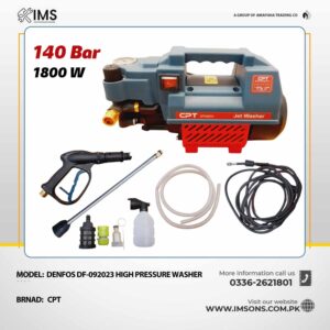 CPT CPT52301V 140 Bar High Pressure Washer – 1800W - 1