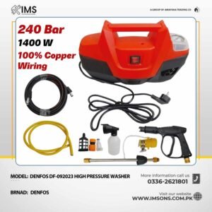 Denfos DF-022023 High Pressure Washer 1400W 240 Bar - 1